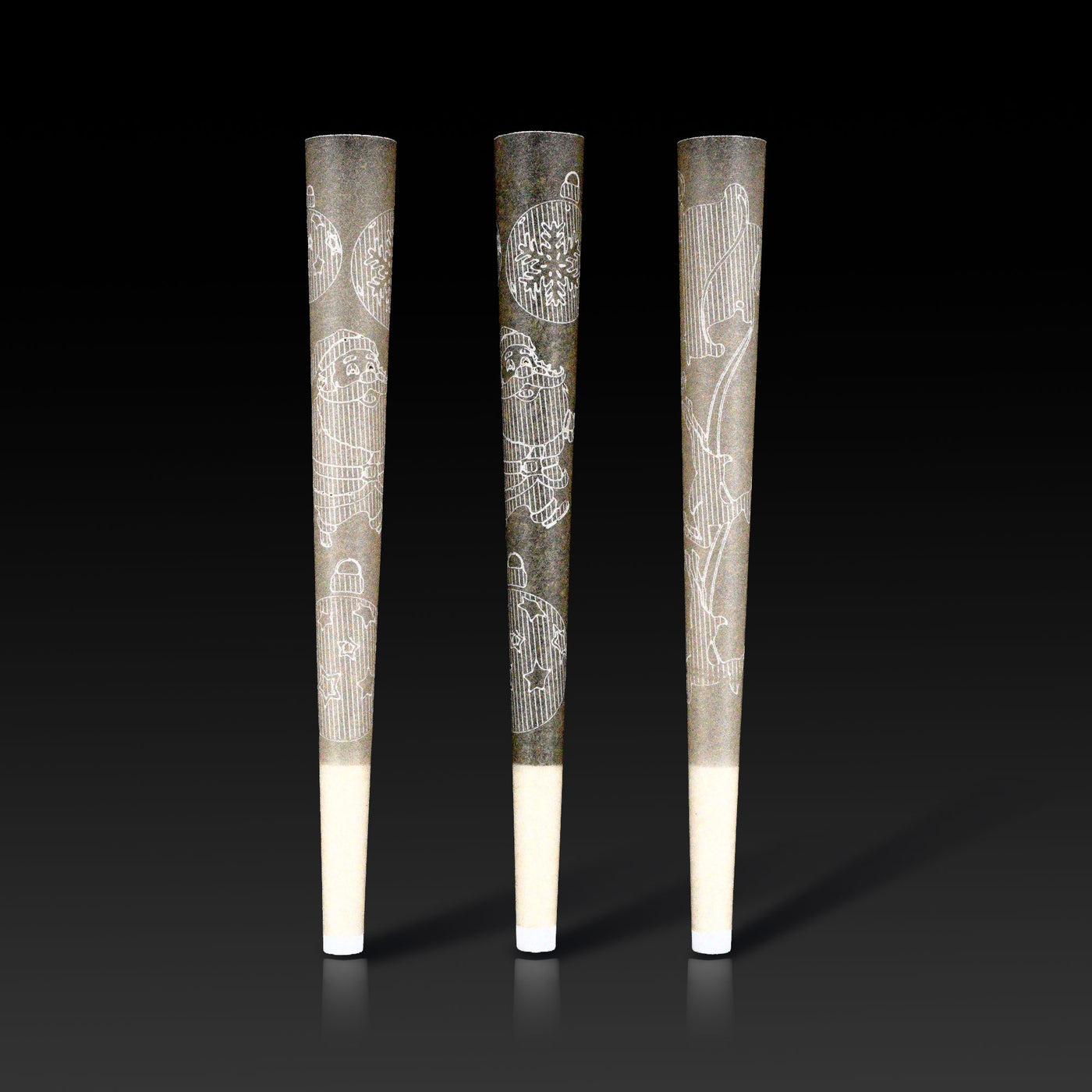 Pre-Engraved Ceramic Tip Cones Box