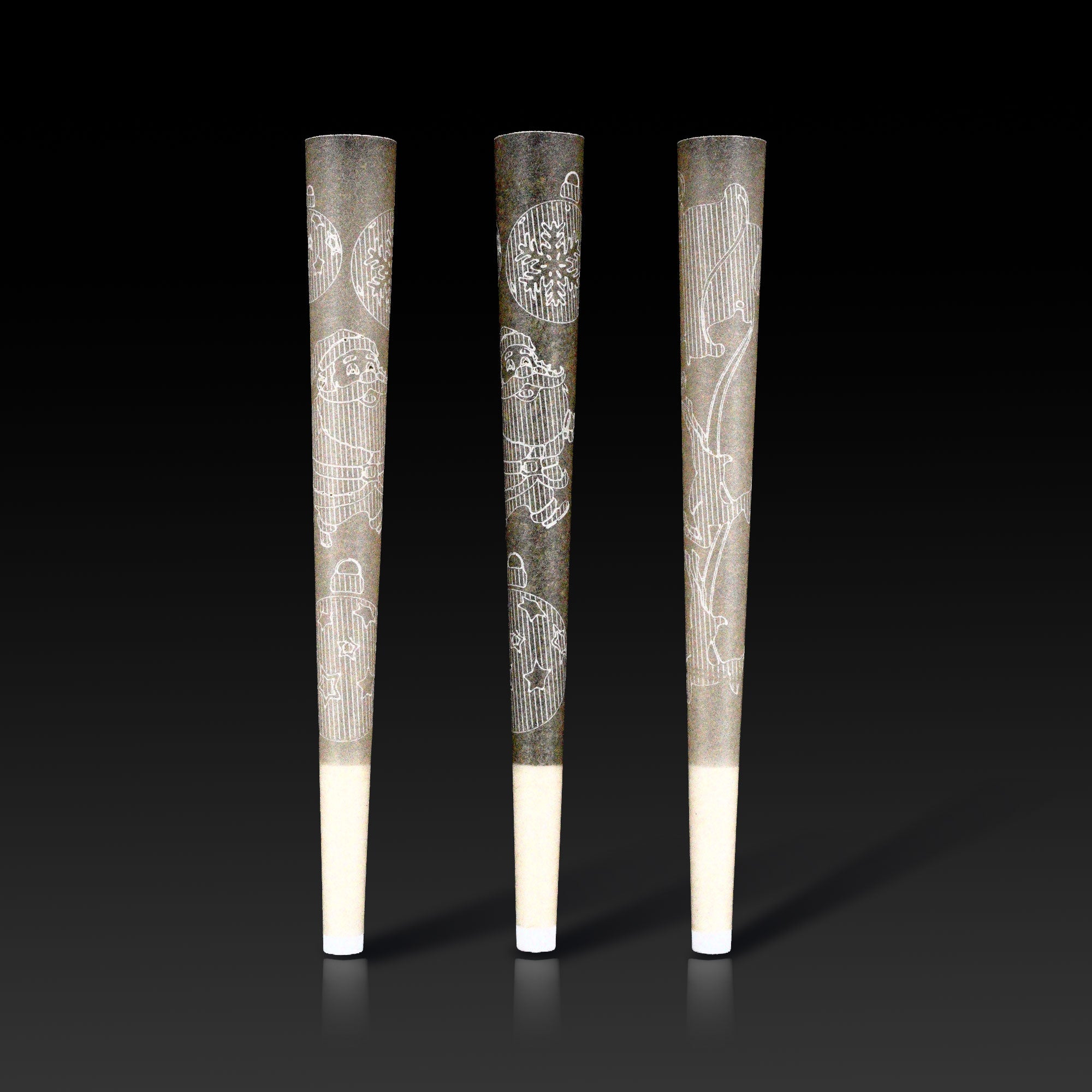 Pre-Engraved Ceramic Tip Cones Box