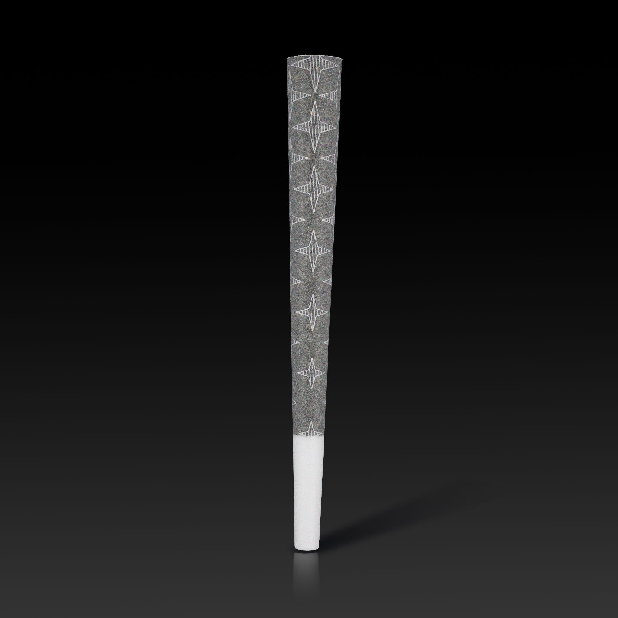 King-Size Laser Engraved Paper Tip Cones